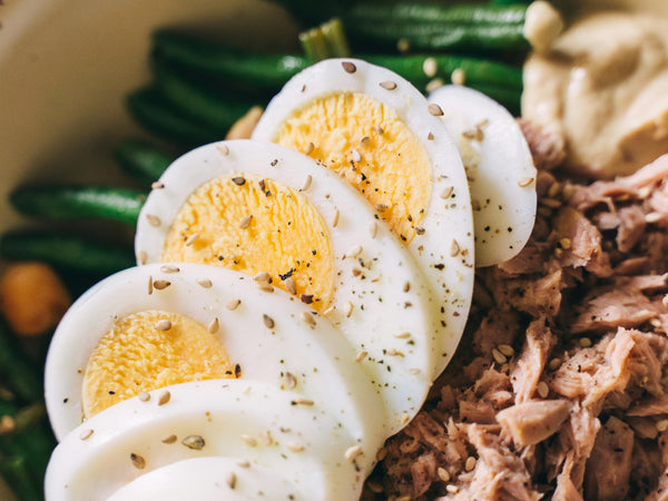 High Protein Tuna Pasta Salad