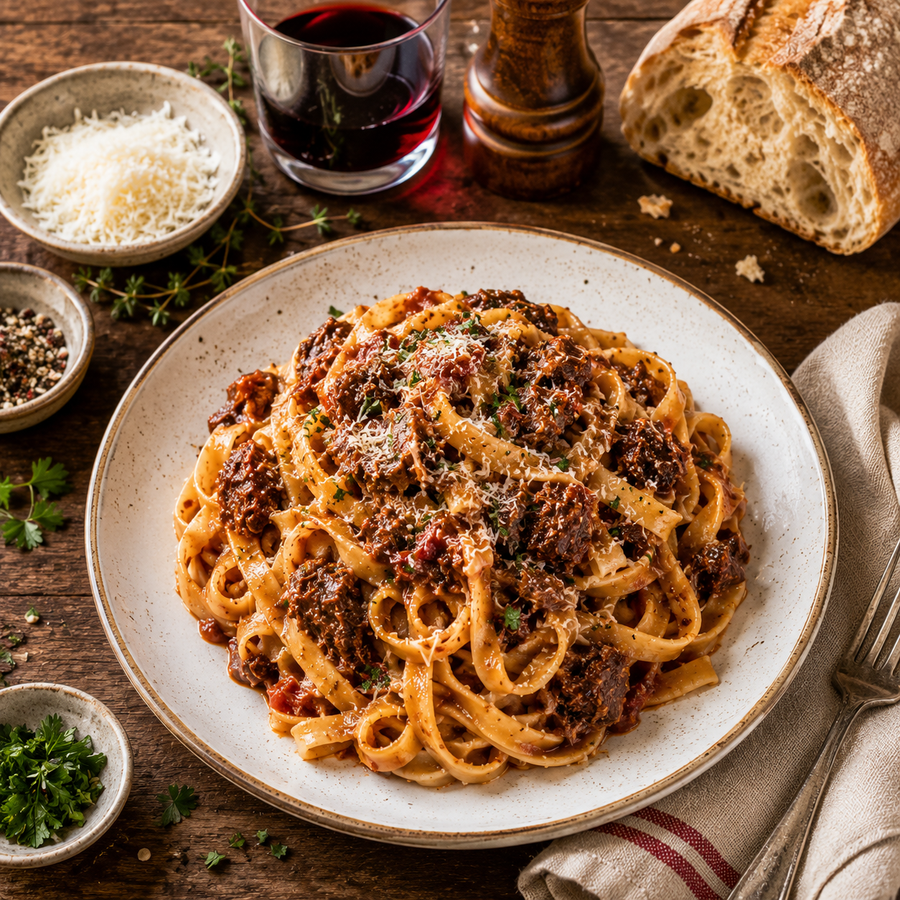 Fettuccine al Cinghiale