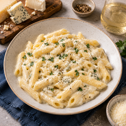 Pasta ai Quattro Formaggi