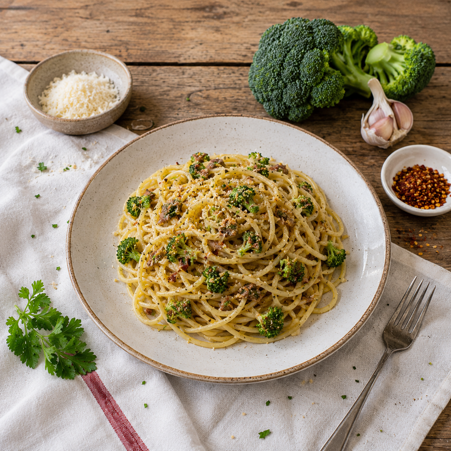 Pasta chi Vrocculi Arriminati