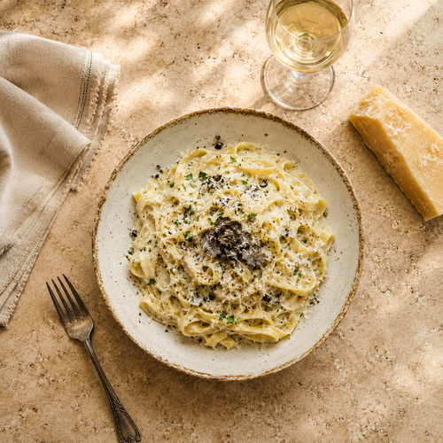 Pasta con Crema di Tartufo Nero