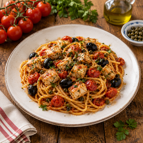 Pasta con Pesce Spada