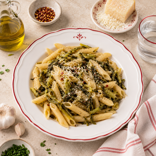 Pasta con Puntarelle Cotte