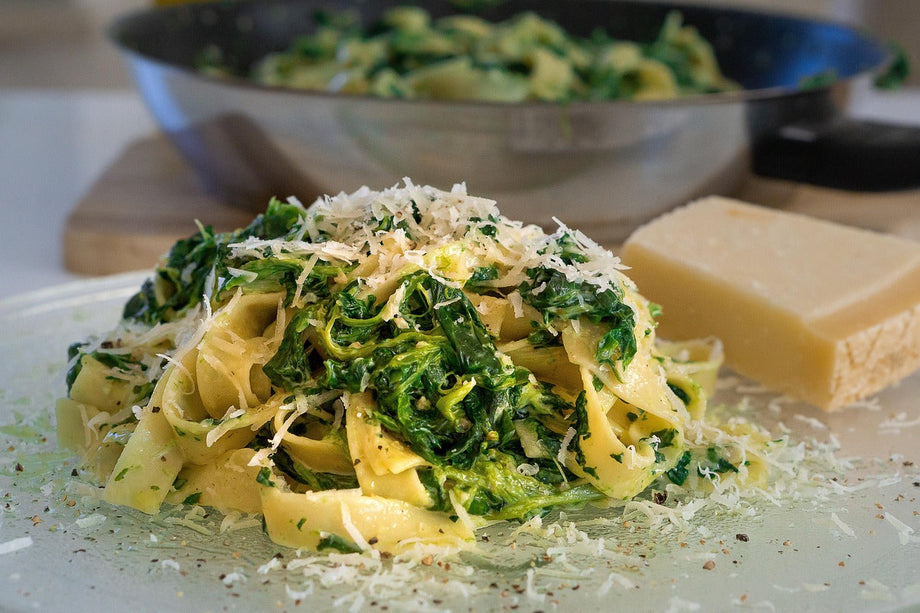 Spinach Cottage Cheese Pasta
