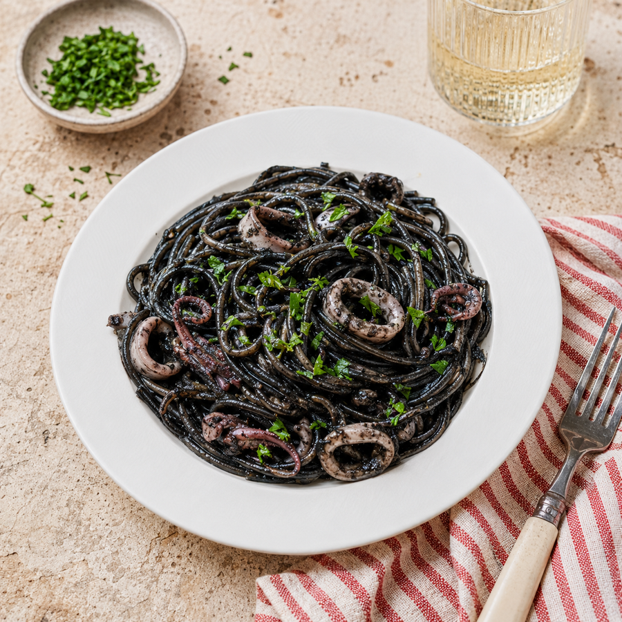Spaghetti al Nero di Seppie