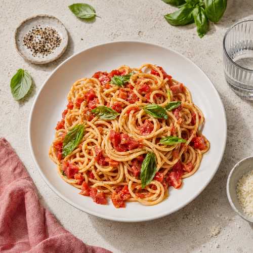 Spaghetti al Pomodoro Crudo