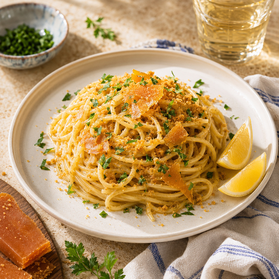 Spaghetti con la Bottarga