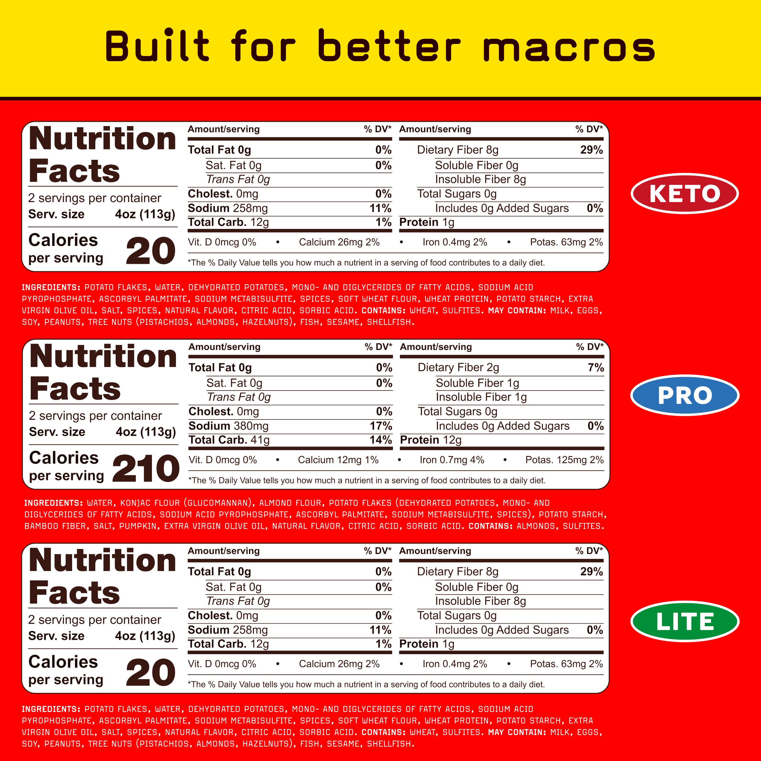 Gnocchi amazon image 2 macros nutrition facts