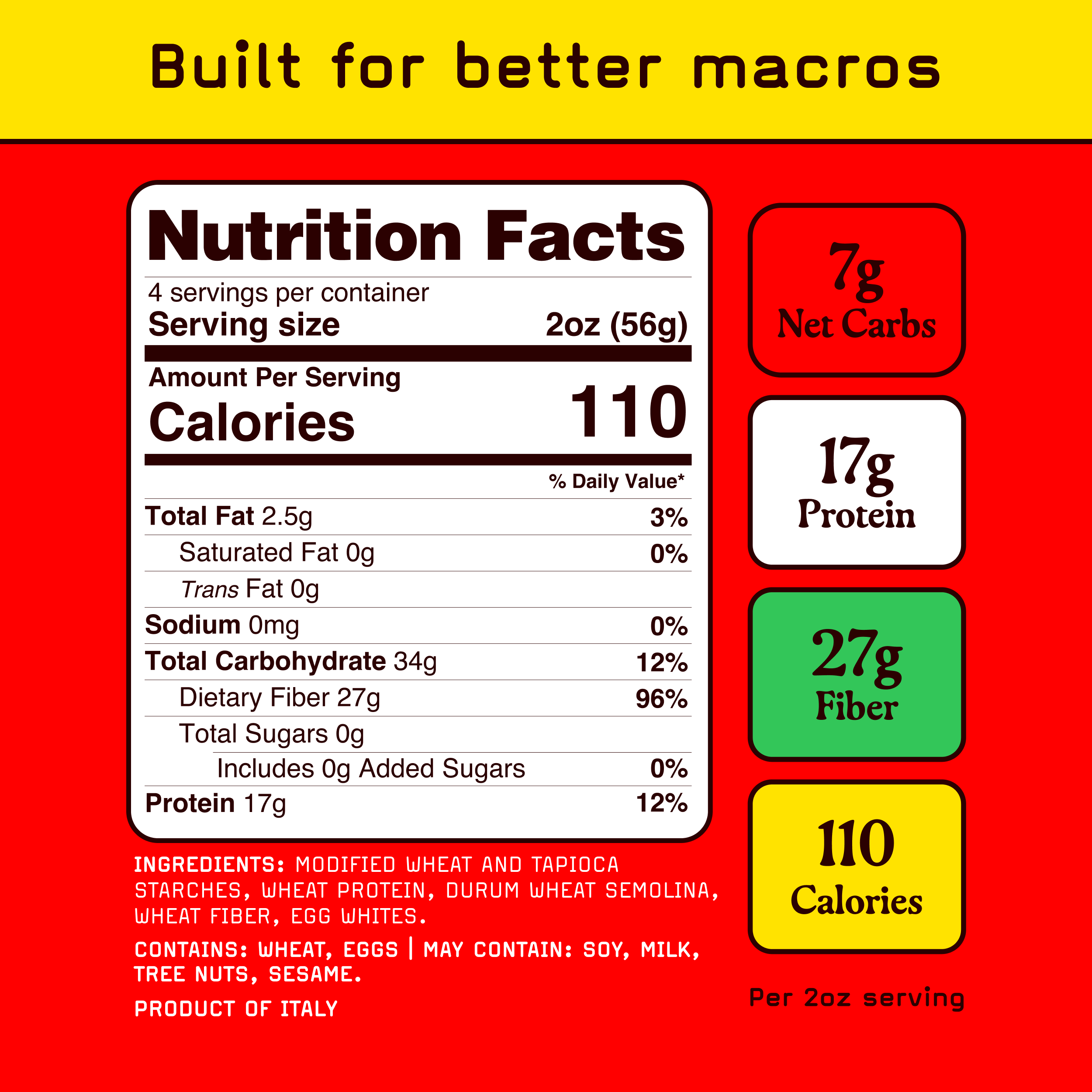 Elbows amazon image 2 macros nutrition facts