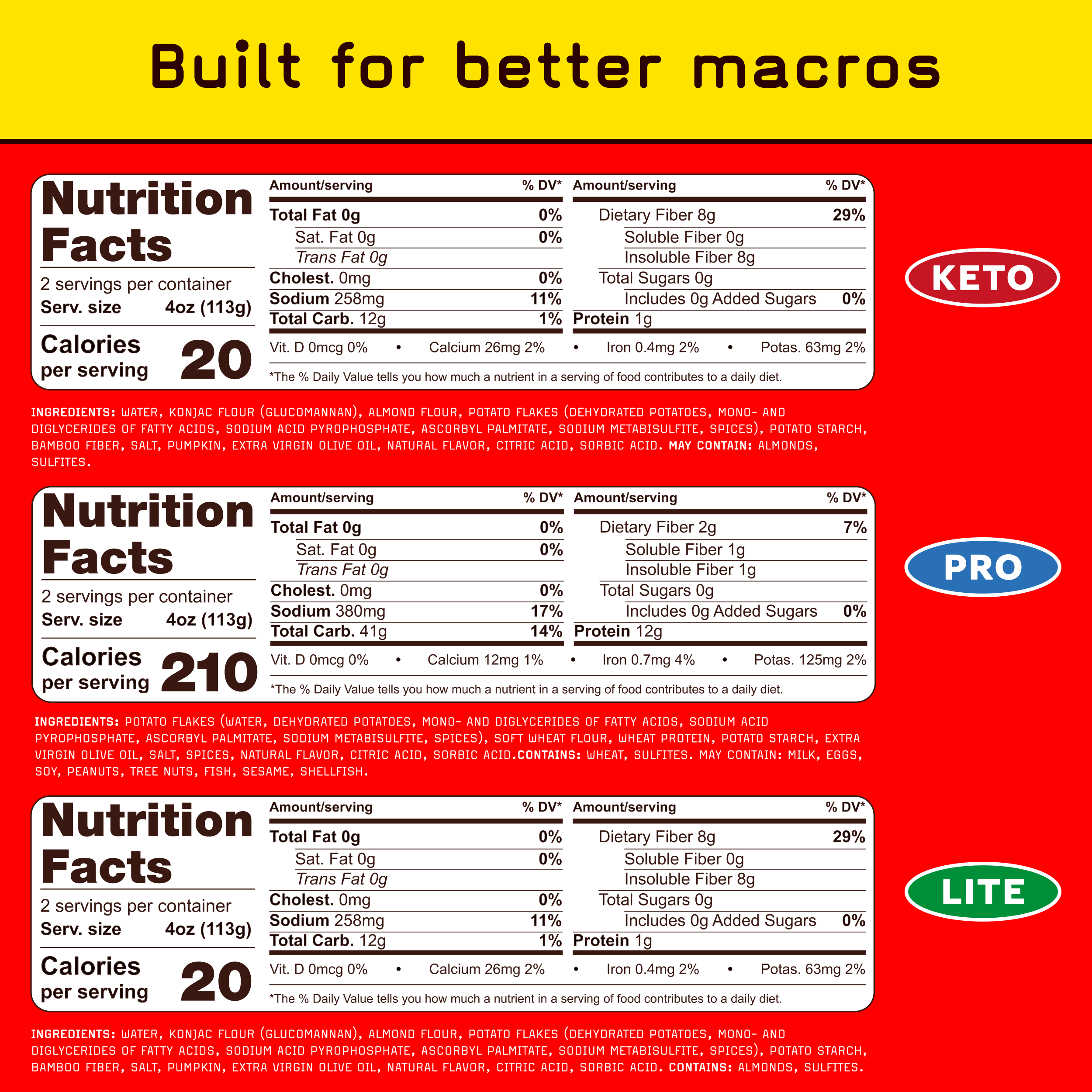 Gnocchi amazon image 2 macros nutrition facts