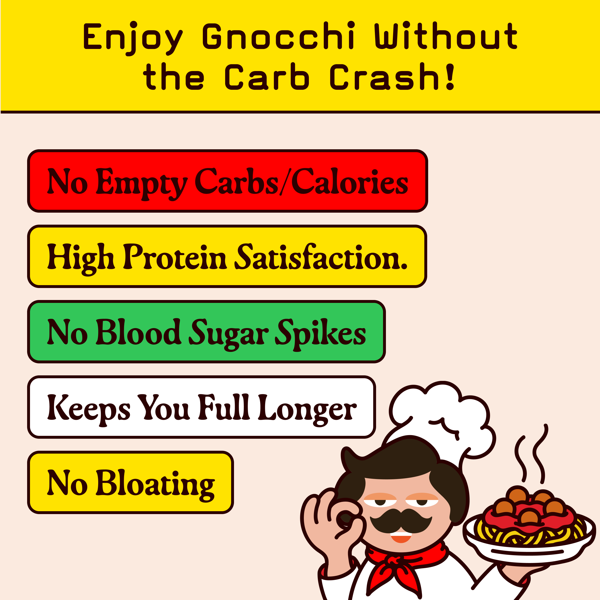 Gnocchi amazon image 5 carb crash benefits