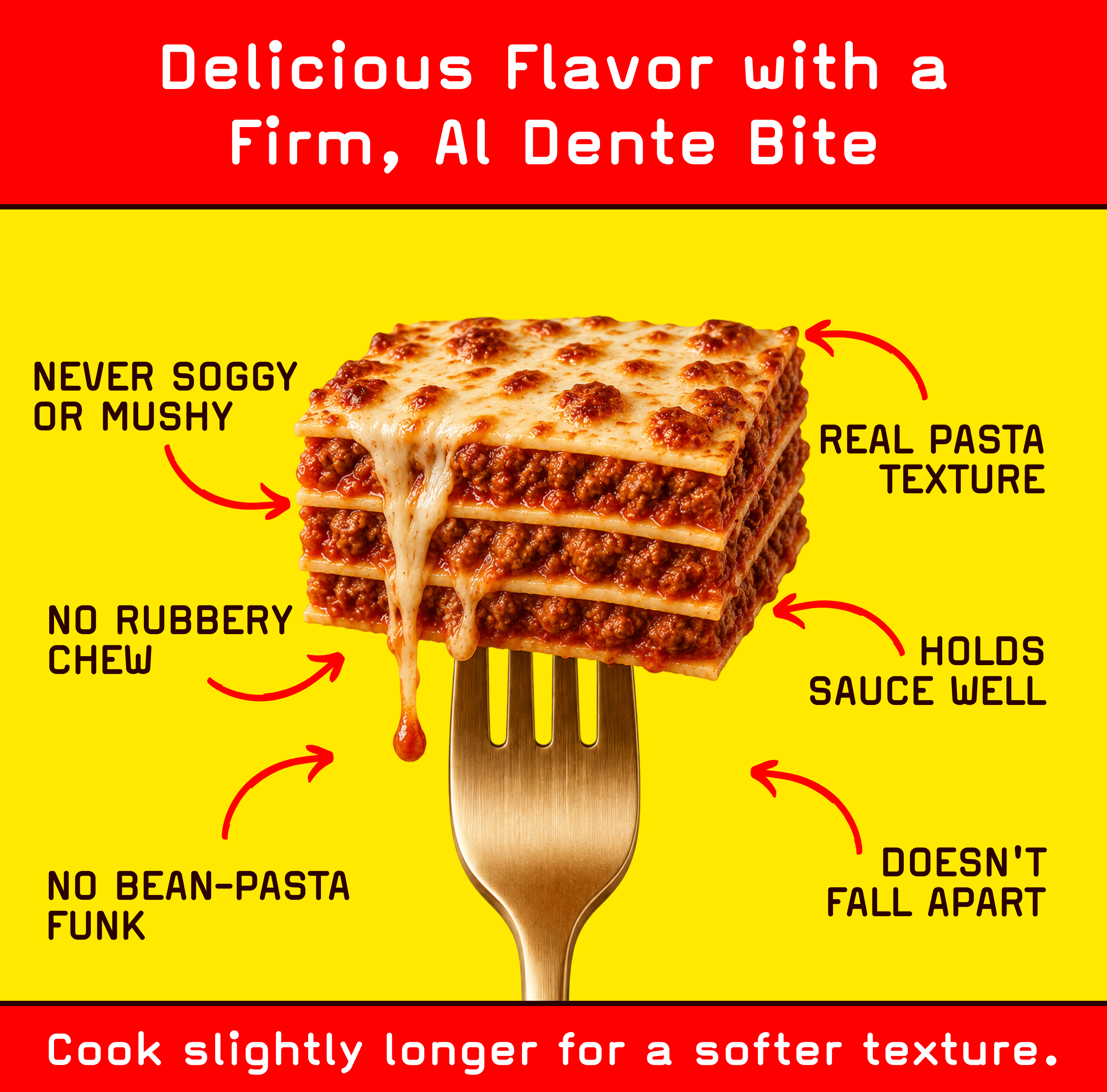Lasagna amazon image 4 taste texture expectation